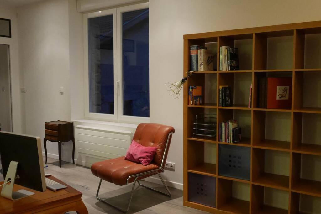 Apartamento Superbe Loft 100m2 Proche Cathédrale avec Parking Reims Exterior foto