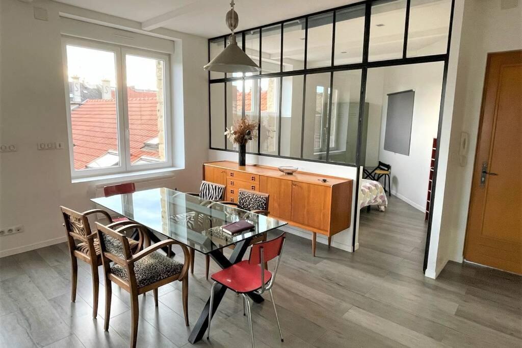 Apartamento Superbe Loft 100m2 Proche Cathédrale avec Parking Reims Exterior foto