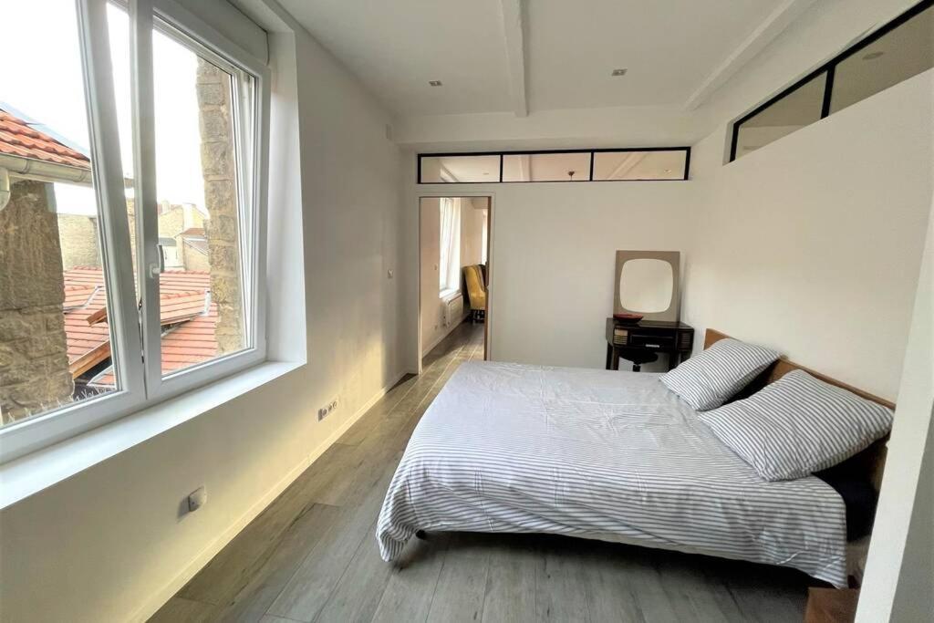 Apartamento Superbe Loft 100m2 Proche Cathédrale avec Parking Reims Exterior foto